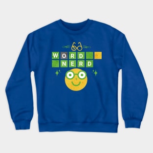 Wordle Word Nerd Crewneck Sweatshirt